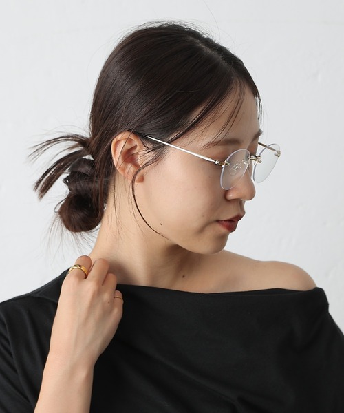 COLONY 2139（コロニートゥーワンスリーナイン）の「リムレスメガネ（メガネ・レディース・ゴールド/シルバー・FREE）」の15枚目の写真