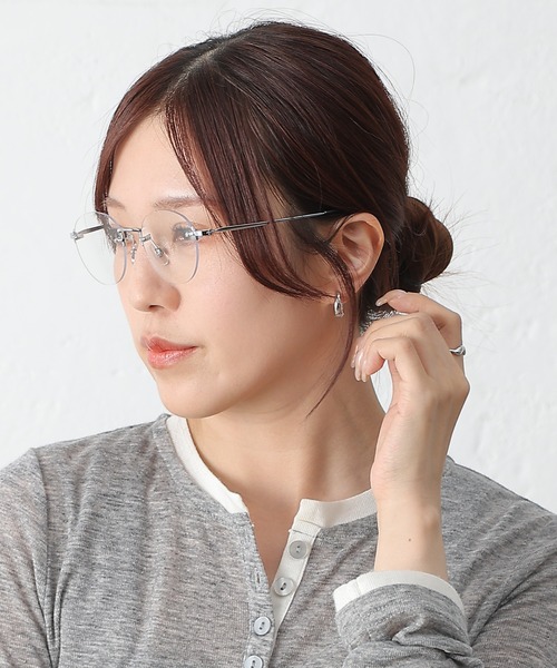 COLONY 2139（コロニートゥーワンスリーナイン）の「リムレスメガネ（メガネ・レディース・ゴールド/シルバー・FREE）」の10枚目の写真