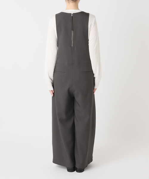 JOURNAL STANDARD(ジャーナルスタンダード)の「ウールライクストレッチ サロペット(その他パンツ・レディース・チャコールグレー・FREE)」の4枚目の写真
