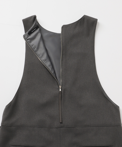 JOURNAL STANDARD(ジャーナルスタンダード)の「ウールライクストレッチ サロペット(その他パンツ・レディース・チャコールグレー・FREE)」の11枚目の写真