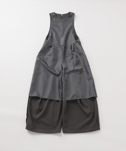 JOURNAL STANDARD(ジャーナルスタンダード)の「ウールライクストレッチ サロペット(その他パンツ・レディース・チャコールグレー・FREE)」の12枚目の写真