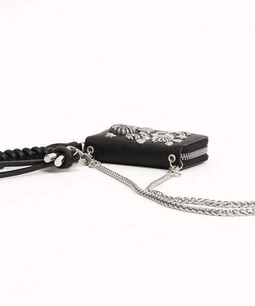 ペルケ perche / マルチスタッズジャバラチャームウォレットショルダー