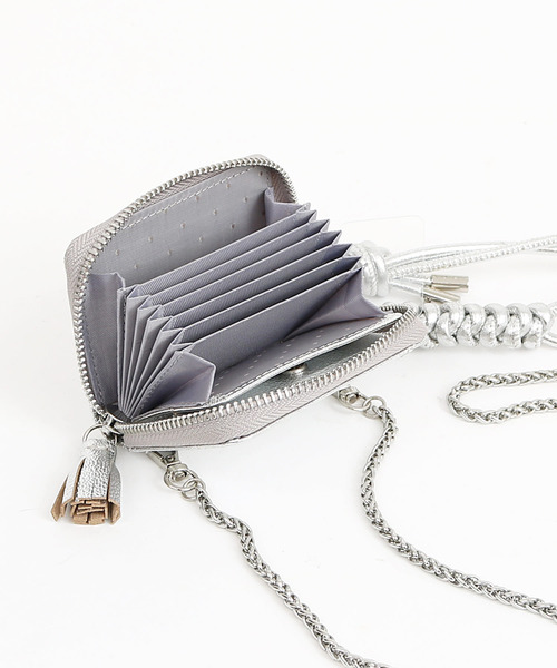 ペルケ perche / マルチスタッズジャバラチャームウォレットショルダー