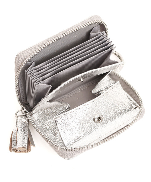 perche（ペルケ）の「ペルケ perche / マルチスタッズジャバラチャームウォレットショルダー（財布・レディース・ブラック/シルバー/グレー/ゴールド・FREE）」の16枚目の写真