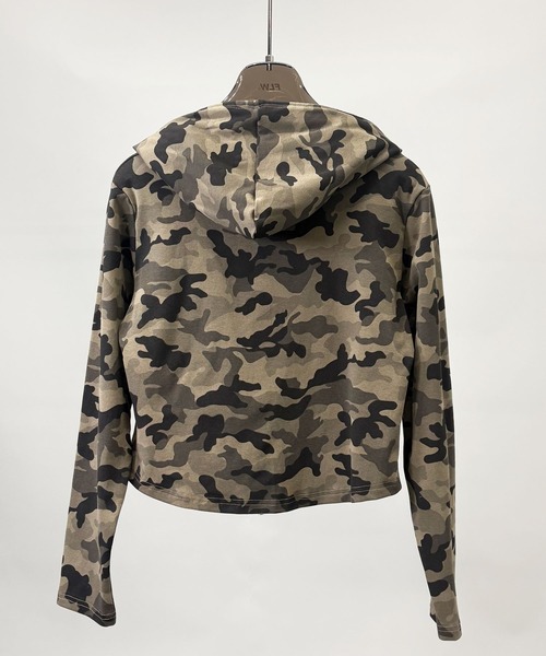 FOLLOWIN（フォロウィン）の「２color /ストリートカモフラダブルジップパーカー（パーカー・レディース・カーキ/グレー・FREE）」の21枚目の写真