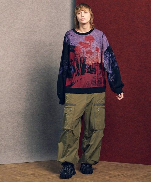 MAISON SPECIAL（メゾンスペシャル）の「《UNISEX》Big Pocket Wide Pants/ビッグポケットワイドパンツ【MAISON SPECIAL/メゾンスペシャル】■セットアップ対応■（カーゴパンツ・メンズ・ネイビー/キャメル/ブラウン/カーキ・0/2/1）」の12枚目の写真