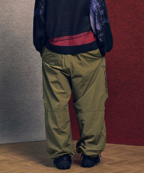 MAISON SPECIAL（メゾンスペシャル）の「《UNISEX》Big Pocket Wide Pants/ビッグポケットワイドパンツ【MAISON SPECIAL/メゾンスペシャル】■セットアップ対応■（カーゴパンツ・メンズ・ネイビー/キャメル/ブラウン/カーキ・0/2/1）」の14枚目の写真