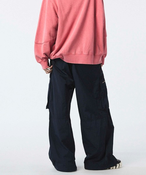 MAISON SPECIAL（メゾンスペシャル）の「《UNISEX》Big Pocket Wide Pants/ビッグポケットワイドパンツ【MAISON SPECIAL/メゾンスペシャル】■セットアップ対応■（カーゴパンツ・メンズ・ネイビー/キャメル/ブラウン/カーキ・0/2/1）」の8枚目の写真