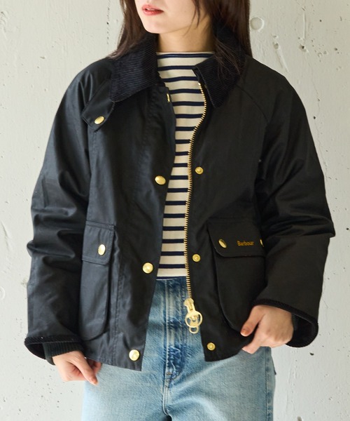Barbour(バブアー)の「【Barbour】barbour cropped beadnell wax jacket(その他アウター・レディース・ブラック/カーキ・10/12)」の17枚目の写真