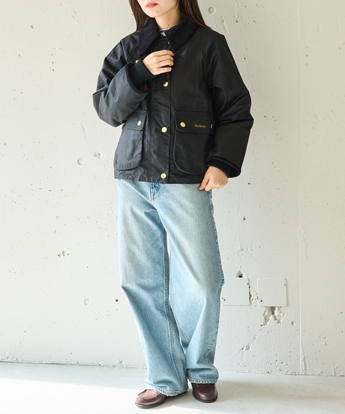 Barbour(バブアー)の「【Barbour】barbour cropped beadnell wax jacket(その他アウター・レディース・ブラック/カーキ・10/12)」の18枚目の写真