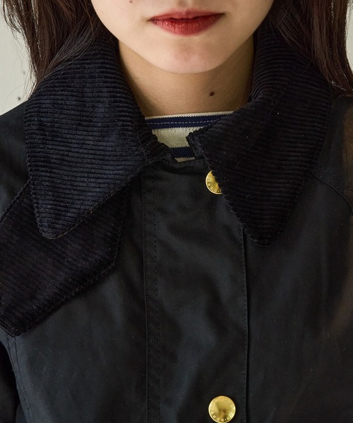 Barbour(バブアー)の「【Barbour】barbour cropped beadnell wax jacket(その他アウター・レディース・ブラック/カーキ・10/12)」の21枚目の写真