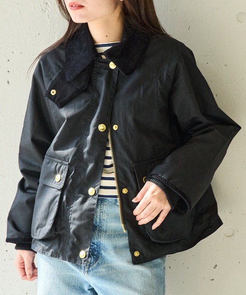 Barbour(バブアー)の「【Barbour】barbour cropped beadnell wax jacket(その他アウター・レディース・ブラック/カーキ・10/12)」の15枚目の写真