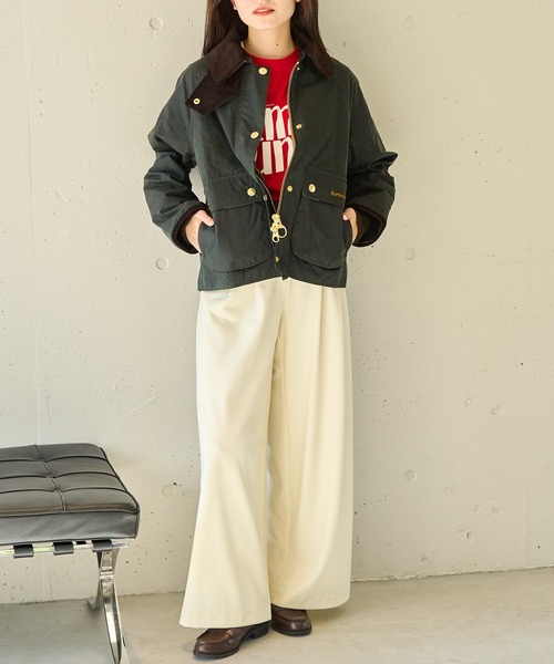 Barbour(バブアー)の「【Barbour】barbour cropped beadnell wax jacket(その他アウター・レディース・ブラック/カーキ・10/12)」の9枚目の写真