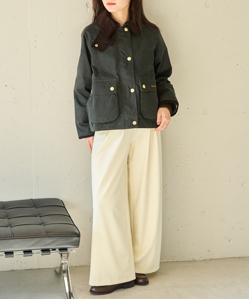 Barbour(バブアー)の「【Barbour】barbour cropped beadnell wax jacket(その他アウター・レディース・ブラック/カーキ・10/12)」の8枚目の写真
