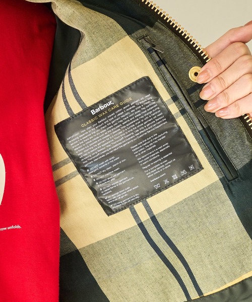 Barbour(バブアー)の「【Barbour】barbour cropped beadnell wax jacket(その他アウター・レディース・ブラック/カーキ・10/12)」の11枚目の写真