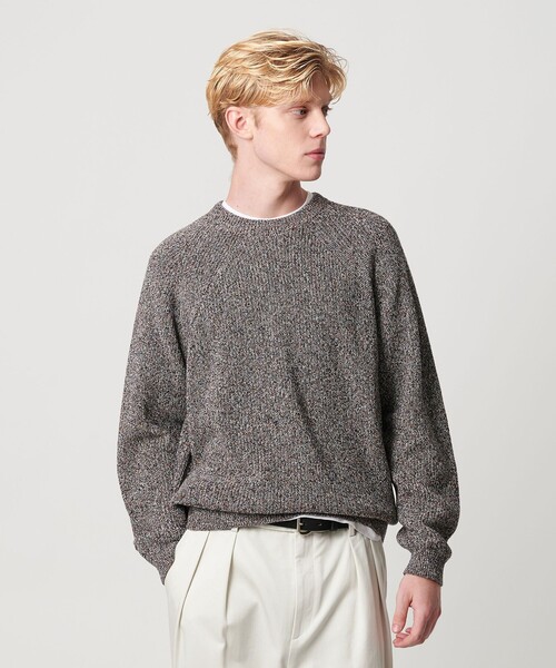 BEAUTY&YOUTH UNITED ARROWS（ビューティーアンドユースユナイテッドアローズ）の「クリスプ アゼ スリーク クルーネック ニット（ニット/セーター・メンズ・その他1/その他2/その他3/ブラック/コバルトブルー・S/L/XL/M）」の5枚目の写真