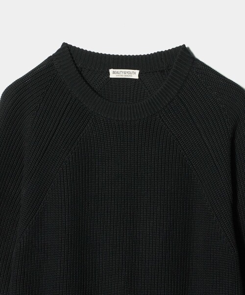 BEAUTY&YOUTH UNITED ARROWS（ビューティーアンドユースユナイテッドアローズ）の「クリスプ アゼ スリーク クルーネック ニット（ニット/セーター・メンズ・その他1/その他2/その他3/ブラック/コバルトブルー・S/L/XL/M）」の11枚目の写真