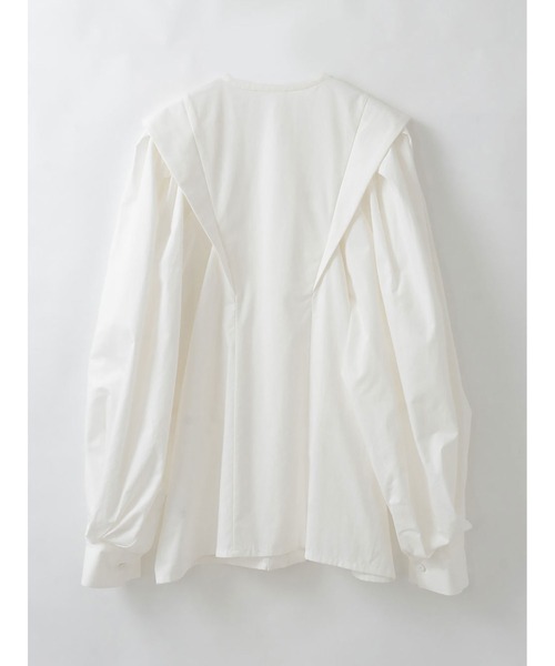 セール】コットンタックバルーンスリーブブラウス（シャツ/ブラウス