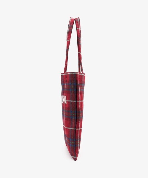 Afternoon Tea（アフタヌーンティー）の「タータンチェック柄ジャカードトートバッグ/Afternoon Tea Original Tartans（トートバッグ・レディース・レッド・ONE SIZE）」の3枚目の写真