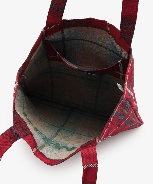 Afternoon Tea（アフタヌーンティー）の「タータンチェック柄ジャカードトートバッグ/Afternoon Tea Original Tartans（トートバッグ・レディース・レッド・ONE SIZE）」の4枚目の写真