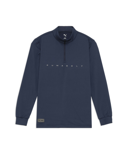 PUMA（プーマ）の「PUMA プーマ メンズ ゴルフ PB ハーフジップ 長袖 ハイネック シャツ（Tシャツ/カットソー・メンズ・ネイビー/ホワイト系その他/ブラック・XX-LARGE/SMALL/X-LARGE/LARGE/MEDIUM）」の15枚目の写真