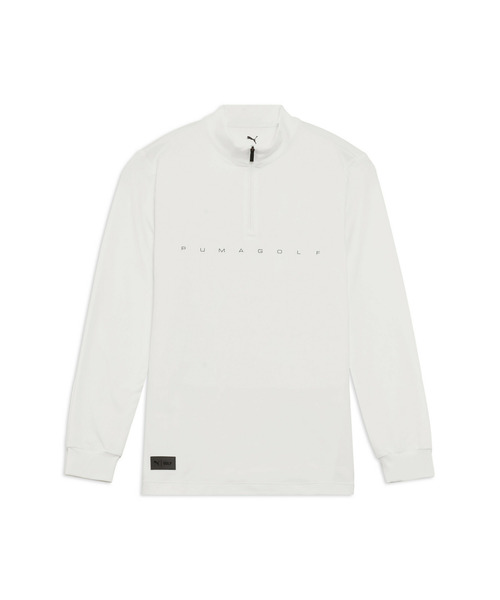 PUMA（プーマ）の「PUMA プーマ メンズ ゴルフ PB ハーフジップ 長袖 ハイネック シャツ（Tシャツ/カットソー・メンズ・ネイビー/ホワイト系その他/ブラック・XX-LARGE/SMALL/X-LARGE/LARGE/MEDIUM）」の8枚目の写真