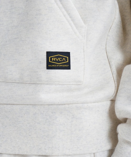 RVCA(ルーカ)の「RVCA メンズ RECESSION HD パーカー 【2025年秋冬モデル】 @autumn/ルーカプルオーバーパーカー・フーディー(パーカー・メンズ・ブラック/ヘザーグレー/オフホワイト・SMALL/MEDIUM/LARGE/X-LARGE)」の7枚目の写真