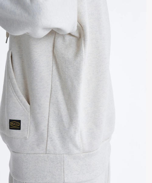 RVCA(ルーカ)の「RVCA メンズ RECESSION HD パーカー 【2025年秋冬モデル】 @autumn/ルーカプルオーバーパーカー・フーディー(パーカー・メンズ・ブラック/ヘザーグレー/オフホワイト・SMALL/MEDIUM/LARGE/X-LARGE)」の9枚目の写真