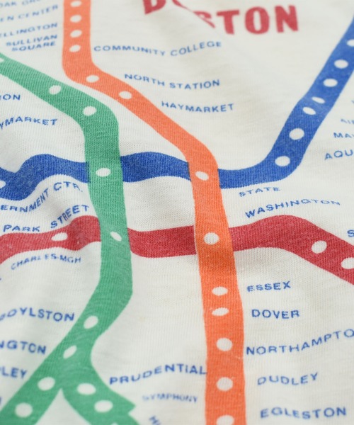 LABORATORY R（ラボラトリーアール）の「【USED】70’s “BOSTON Subway” スーベニア Tシャツ（Tシャツ/カットソー・メンズ・ホワイト・X-SMALL）」の12枚目の写真