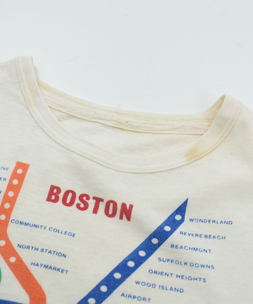 LABORATORY R（ラボラトリーアール）の「【USED】70’s “BOSTON Subway” スーベニア Tシャツ（Tシャツ/カットソー・メンズ・ホワイト・X-SMALL）」の11枚目の写真