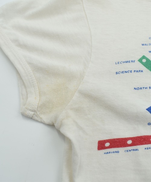 LABORATORY R（ラボラトリーアール）の「【USED】70’s “BOSTON Subway” スーベニア Tシャツ（Tシャツ/カットソー・メンズ・ホワイト・X-SMALL）」の10枚目の写真