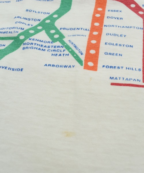 LABORATORY R（ラボラトリーアール）の「【USED】70’s “BOSTON Subway” スーベニア Tシャツ（Tシャツ/カットソー・メンズ・ホワイト・X-SMALL）」の7枚目の写真