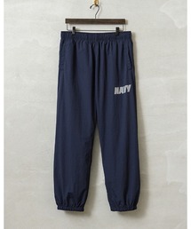 WAIPER.inc（ワイパーインク）の「USNA　オフィシャルライセンス ナイロン トレーニングパンツ NAVYプリント（スウェットパンツ）」