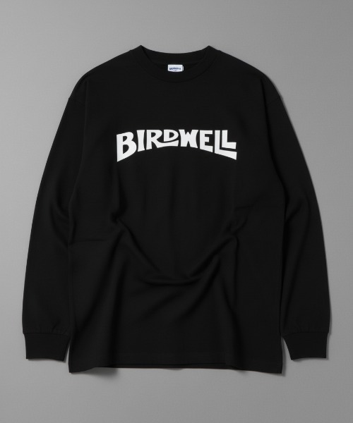 BIRDWELL（バードウェル）の「【BIRDWELL/バードウェル】WORDMARK LS T- SHIRT　JAPAN LIMITED　日本別注　ブランドロゴ　ロンT（Tシャツ/カットソー・メンズ・ブラック/ホワイト/ネイビー・LARGE/MEDIUM/X-LARGE）」の3枚目の写真