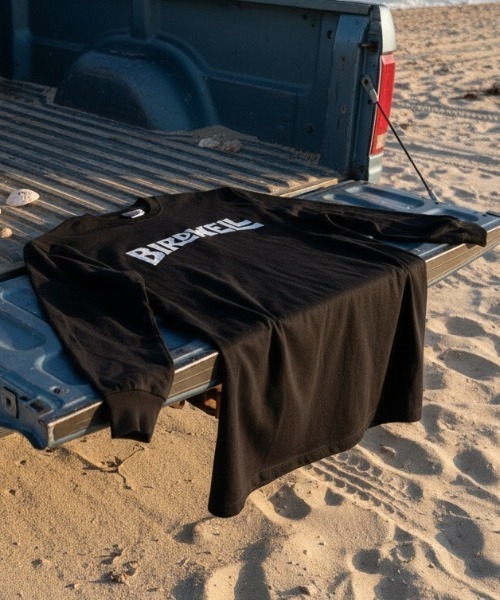 BIRDWELL（バードウェル）の「【BIRDWELL/バードウェル】WORDMARK LS T- SHIRT　JAPAN LIMITED　日本別注　ブランドロゴ　ロンT（Tシャツ/カットソー・メンズ・ブラック/ホワイト/ネイビー・LARGE/MEDIUM/X-LARGE）」の12枚目の写真