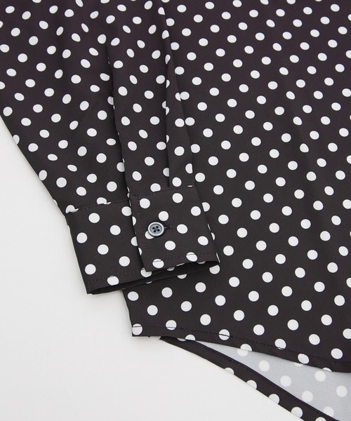 improves（インプローブス）の「ドットパターン オーバーサイズ 長袖 レギュラーシャツ（シャツ/ブラウス・メンズ・ブラック/ブラック系・X-LARGE/LARGE/MEDIUM/SMALL）」の14枚目の写真