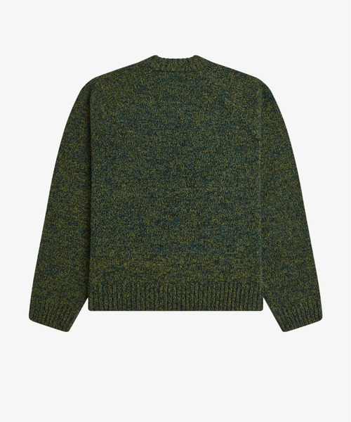 FRED PERRY(フレッドペリー)の「Twisted Marl Mock Neck Jumper/メランジモックネックニット(ニット/セーター・レディース・イエロー/ピンク・10)」の9枚目の写真