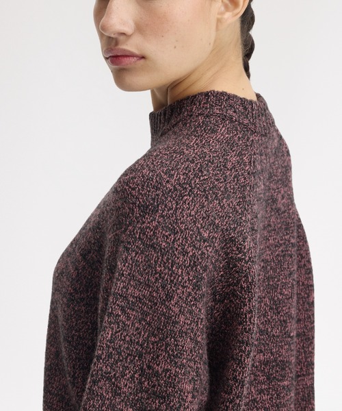 FRED PERRY(フレッドペリー)の「Twisted Marl Mock Neck Jumper/メランジモックネックニット(ニット/セーター・レディース・イエロー/ピンク・10)」の10枚目の写真