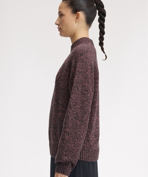 FRED PERRY(フレッドペリー)の「Twisted Marl Mock Neck Jumper/メランジモックネックニット(ニット/セーター・レディース・イエロー/ピンク・10)」の13枚目の写真