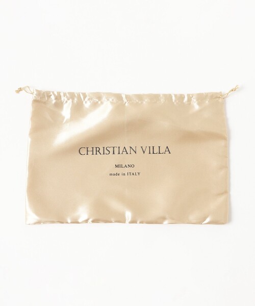 Demi-Luxe BEAMS（デミルクス ビームス）の「CHRISTIAN VILLA / スクエア ボストン バッグS＊（トートバッグ・レディース・ブラック・ONE SIZE）」の10枚目の写真