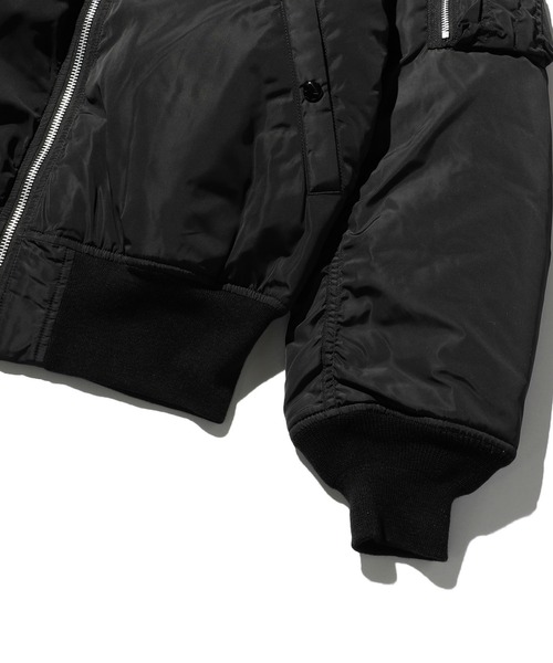 Valley Apparel(バレーアパレル)の「ライトMA-1 ジャケット/フライトジャケット(ミリタリージャケット・メンズ・ダークグレー/ブラック/グレー系その他・SMALL/MEDIUM/LARGE/X-LARGE)」の7枚目の写真