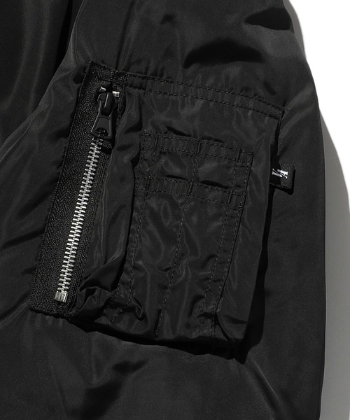 Valley Apparel(バレーアパレル)の「ライトMA-1 ジャケット/フライトジャケット(ミリタリージャケット・メンズ・ダークグレー/ブラック/グレー系その他・SMALL/MEDIUM/LARGE/X-LARGE)」の9枚目の写真