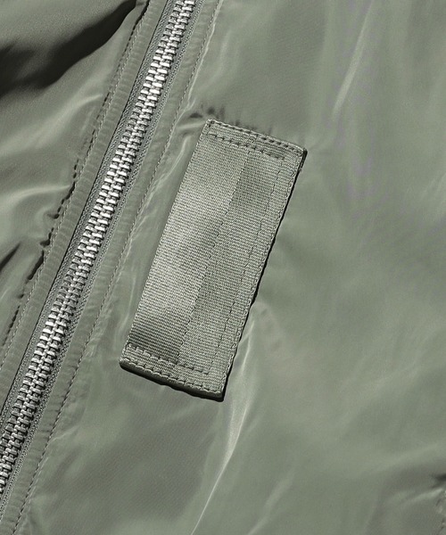 Valley Apparel(バレーアパレル)の「ライトMA-1 ジャケット/フライトジャケット(ミリタリージャケット・メンズ・ダークグレー/ブラック/グレー系その他・SMALL/MEDIUM/LARGE/X-LARGE)」の20枚目の写真