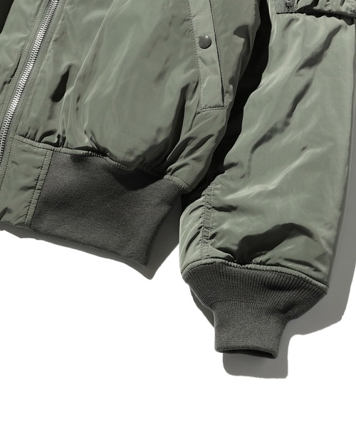 Valley Apparel(バレーアパレル)の「ライトMA-1 ジャケット/フライトジャケット(ミリタリージャケット・メンズ・ダークグレー/ブラック/グレー系その他・SMALL/MEDIUM/LARGE/X-LARGE)」の22枚目の写真