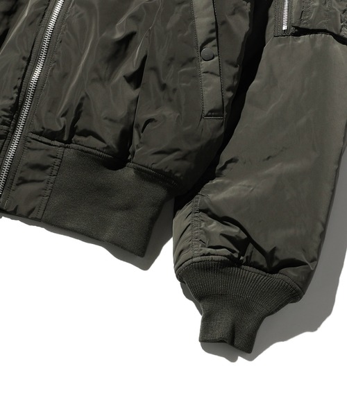 Valley Apparel(バレーアパレル)の「ライトMA-1 ジャケット/フライトジャケット(ミリタリージャケット・メンズ・ダークグレー/ブラック/グレー系その他・SMALL/MEDIUM/LARGE/X-LARGE)」の14枚目の写真
