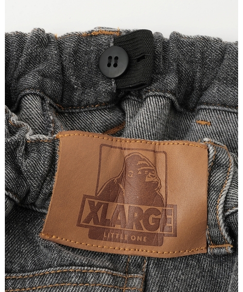 XLARGE KIDS（エクストララージキッズ）の「ケミカルウォッシュデニムパンツ（デニムパンツ・キッズ・ライトブルー/ブラック・100cm/110cm/140cm/130cm/90cm/120cm）」の5枚目の写真