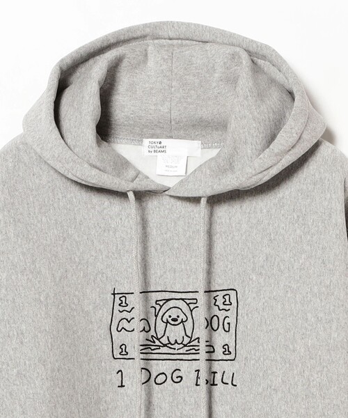 TOKYO CULTUART by BEAMS(トウキョウカルチャートバイビームス)の「matsui / BILL Hoodie(スウェット・レディース・グレー/ネイビー・MEDIUM/LARGE/X-LARGE)」の5枚目の写真