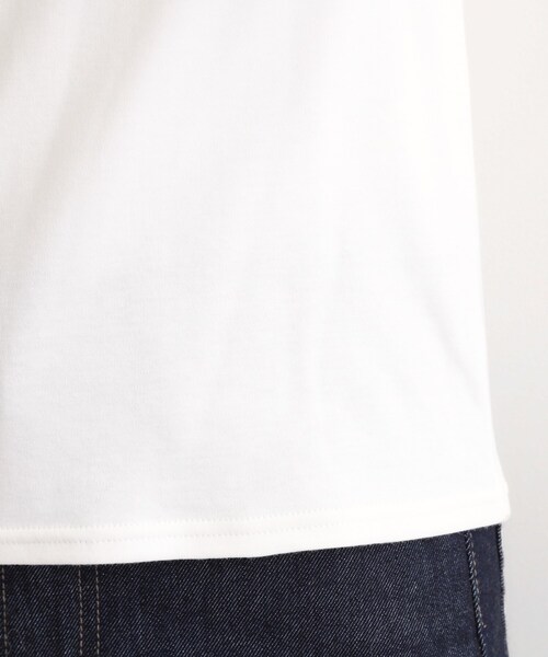 grove（グローブ）の「【吸湿発熱】秋冬のレイヤードを格上げ　コットンハイネックプルオーバー（Tシャツ/カットソー・レディース・ダークグレー/ブラック/オフホワイト・02/03/01/05/04）」の4枚目の写真