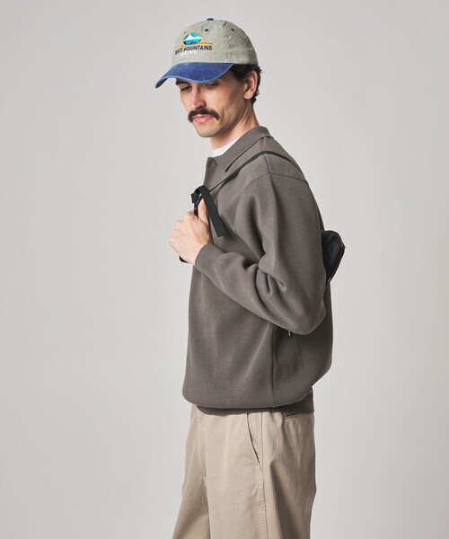 Steven Alan（スティーブンアラン）の「＜Steven Alan＞ T/C ミラノリブ ポロカラー ニット（ニット/セーター・メンズ・ブラック/オフホワイト/グレー・S/M/L/XL）」の12枚目の写真