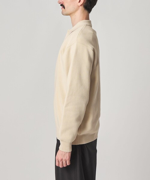 Steven Alan（スティーブンアラン）の「＜Steven Alan＞ T/C ミラノリブ ポロカラー ニット（ニット/セーター・メンズ・ブラック/オフホワイト/グレー・S/M/L/XL）」の16枚目の写真